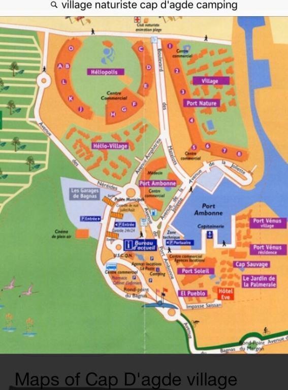 Studio Village Naturiste Port Nature 6 아그 외부 사진